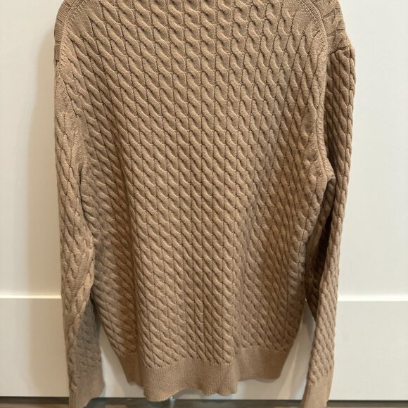 NWT Tahari Cable Knit Sweater – Tan / Camel, Small - Picture 2 of 2